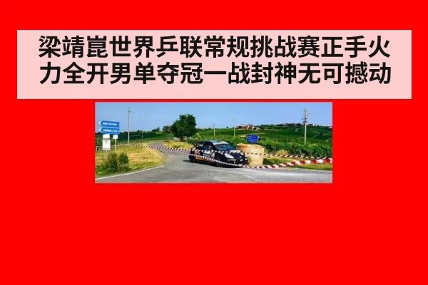 梁靖崑世界乒联常规挑战赛正手火力全开男单夺冠一战封神无可撼动