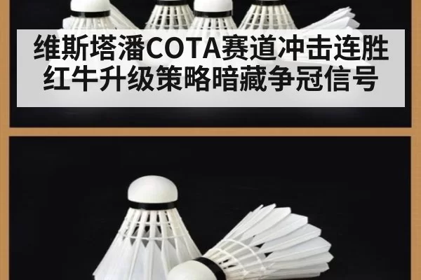 维斯塔潘COTA赛道冲击连胜 红牛升级策略暗藏争冠信号